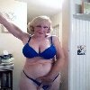 I'd climb on you and insert your bulging hard cock into my moist tight pussy. As I sit on your shaft it splits my cunt wide open.